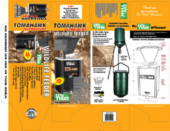 OnTime Feeder's Tomahawk Ultra Hunt Feeder Label
